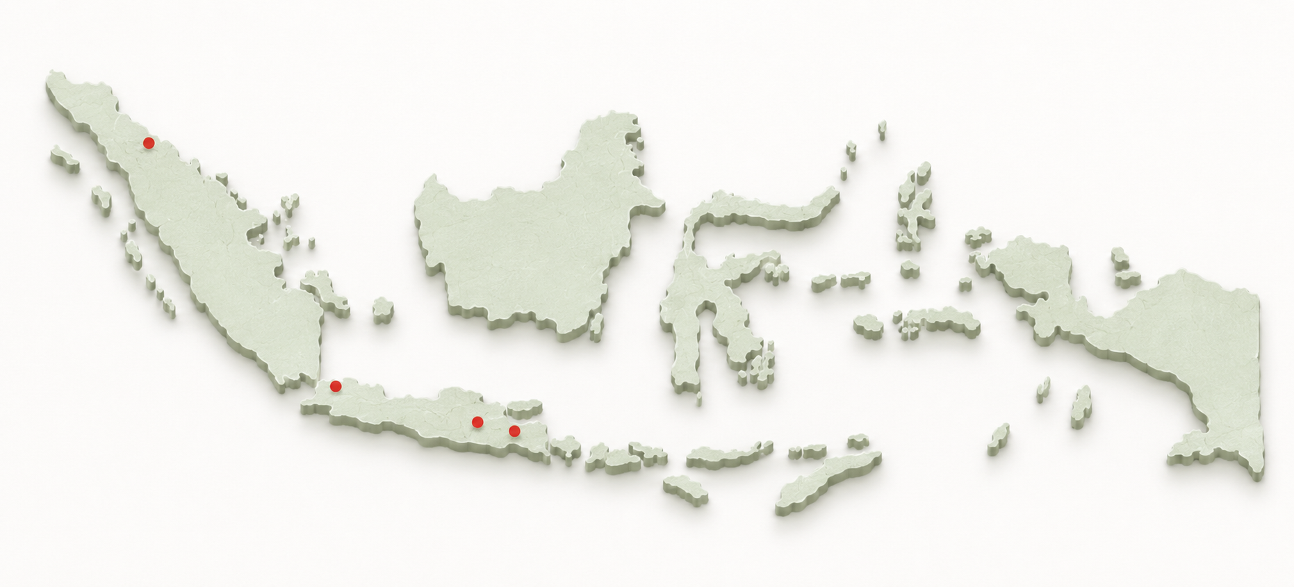 Peta lokasi gudang & kantor BNS di Indonesia